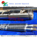 Bimetallic Screw Barrel Bimetallic Conical Twin Screw Barrel For Recycling Plastics 